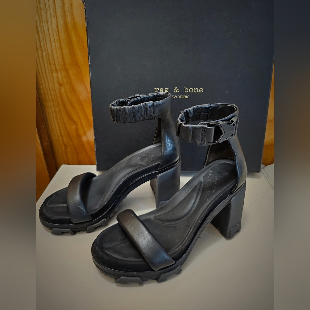 Rag&Bone black leather sandals